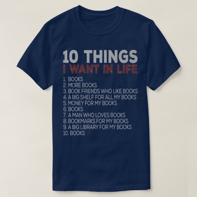 T-shirt Amateurs de livres Citations amusantes Lire Funny  (Design devant)