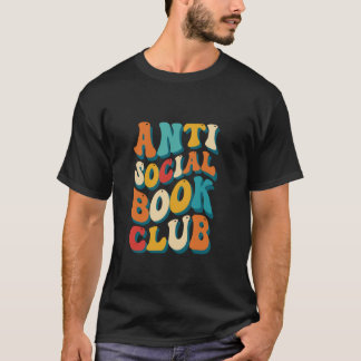 T-shirt Amateurs de livres du club de lecture antisociale