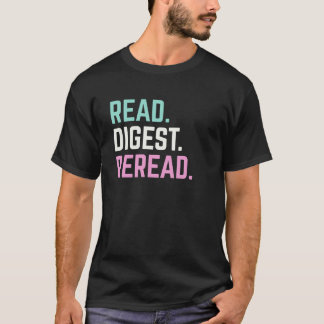T-shirt Amateurs de livres et de l'éducation Amateurs de t