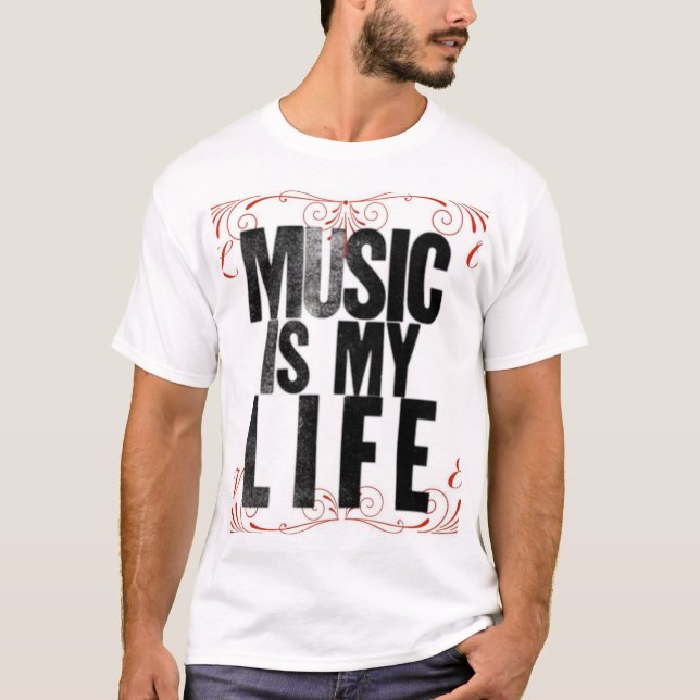T-shirt Amateurs de musique (Devant)