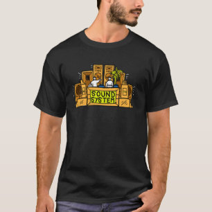 T-shirt Amateurs de musique reggae jamaïcaine Système de s