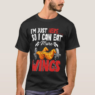 T-shirt Amateurs de nourriture de ailes Humour Fitness Gym