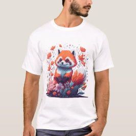 T-shirt Amateurs de Panda Rouge