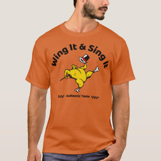 T-shirt Amateurs de poulet Aile It Chant It Funloving TShi