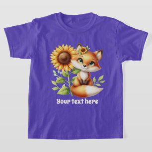 T-shirt Amateurs de renard doux personnalisable