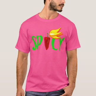 T-shirt Amateurs de sauce Cadeau Hot Chili Pepper Funny Ts