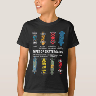 T-shirt Amateurs de skateboard d'art cool