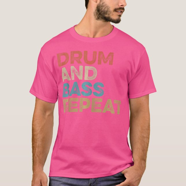 T-shirt Amateurs Dnb Rave Drum Bass Ravers Dnb Music Fes (Devant)