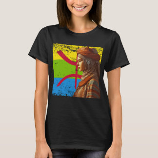 T-shirt Amazigh Kabyle Berber Tattoo symboles tifinagh art