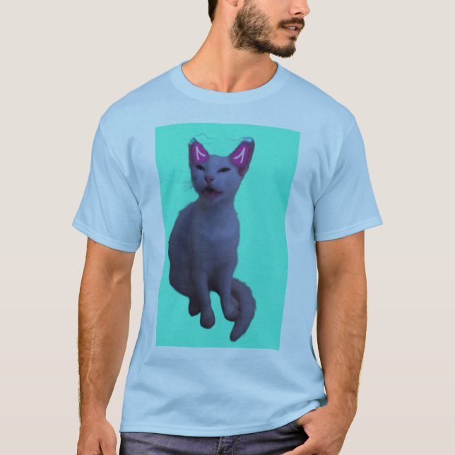 T-shirt Amazing cat (Devant)