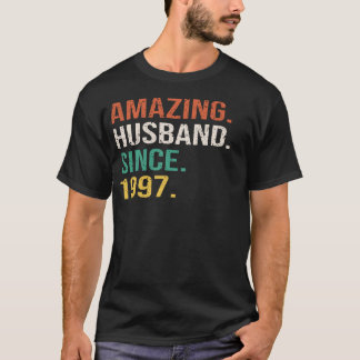 T-shirt Amazing Husband Since 1997