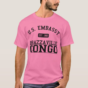 T-shirt Ambassade Brazzaville, Congo