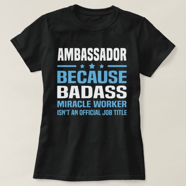 T-shirt Ambassadeur (Design devant)
