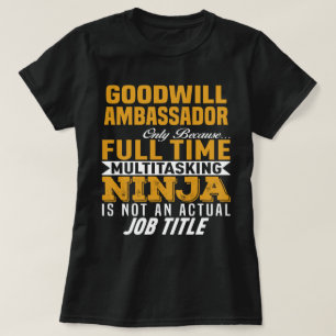 T-shirt Ambassadeur de bonne volonté