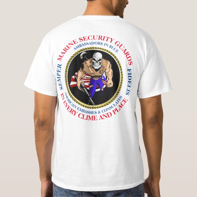 T-SHIRT AMBASSADEURS MSG EN BLEU (Dos)