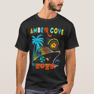 T-shirt Amber Cove 2025 Famille Voyage Groupe d'amis Vacan