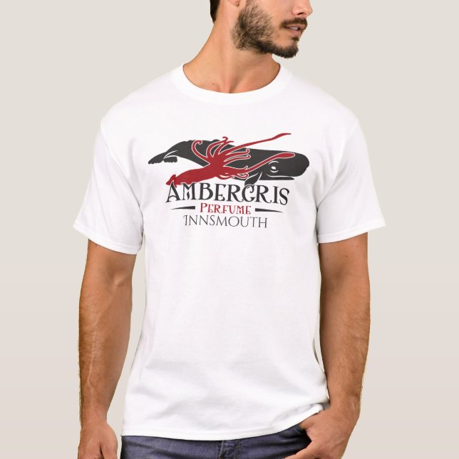 T-shirt Ambergris Sperm Baleine Parfum Innsmouth (Devant)