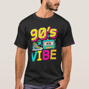 T-shirt Ambiance 90 Mode des années 1990 Thème des années