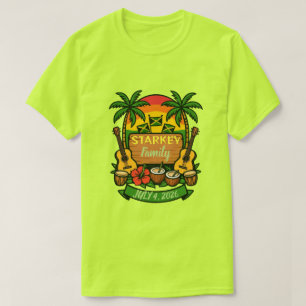 T-Shirt ambiance réunion de famille jamaïcaine