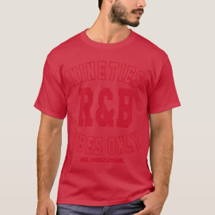 T-shirt Ambiance RnB 90 uniquement Varsity Musique RnB des