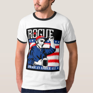 T-shirt ambre américain de bière anglaise