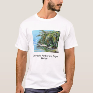 T-shirt Ambre gris Caye Belize de San Pedro