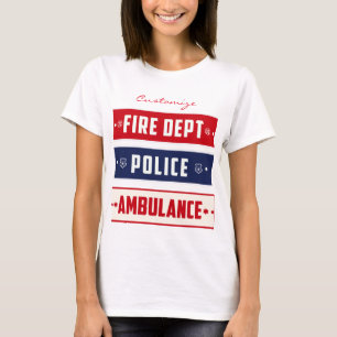 T-shirt Ambulance de police des incendies Thunder_Cove