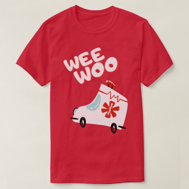T-shirt Ambulance de Wee Woo (Design devant)