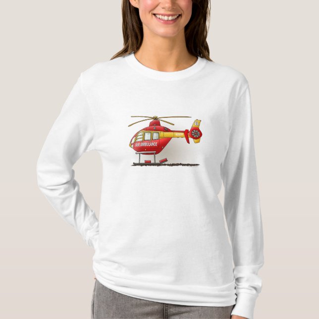 T-shirt Ambulance d'hélicoptère (Devant)