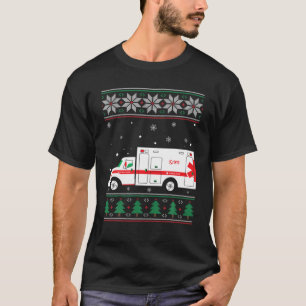 T-shirt Ambulance Driver Ugly Christmas EMS Paramedic EMT