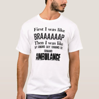 T-shirt Ambulance moulue de ciel