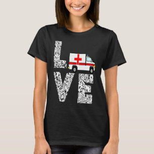T-shirt Ambulance service d'urgence secourt aide ambulance