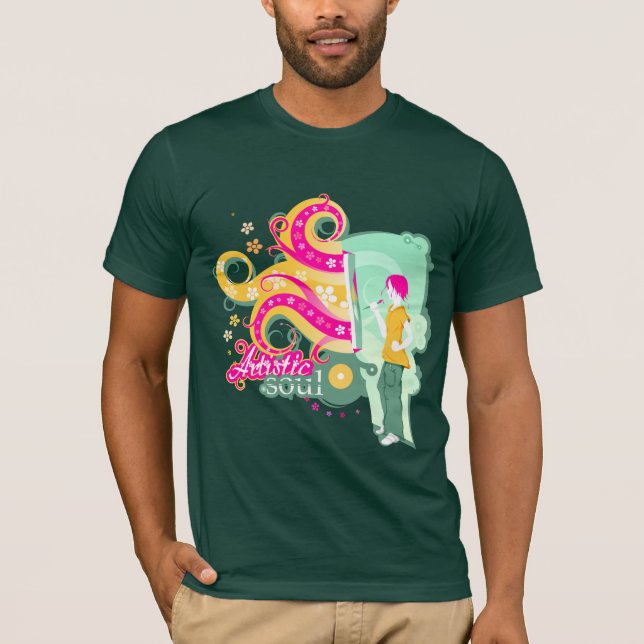 T-shirt âme artistique (Devant)