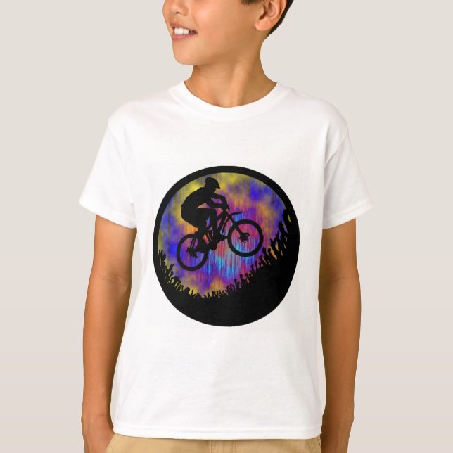 T-shirt Âme de vélo jalonnée (Devant)