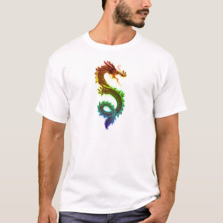 T-shirt Âme d'une pièce en t de dragon