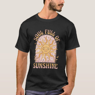 T-shirt Âme pleine de soleil Soleil et Lune Mystique céles