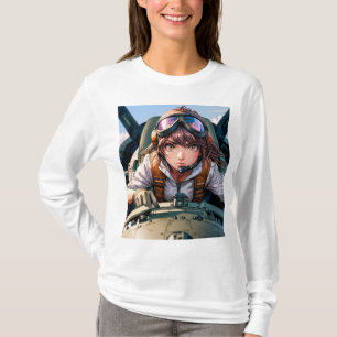 T-shirt Amelia Earhart : Vols Au-Delà Des Frontières