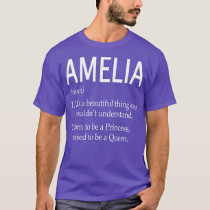 T-shirt Amelia Nom Cadeau