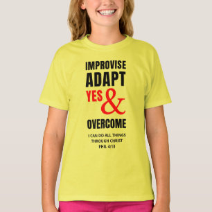 T-SHIRT AMÉLIORER L'ADAPTATION OUI ET SURPASSER LES ENFANT