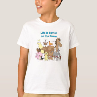 T-shirt Améliorez à la ferme - chemise d'enfants
