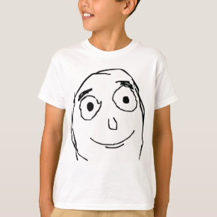 T-shirt Améliorez que le visage prévu Meme de rage
