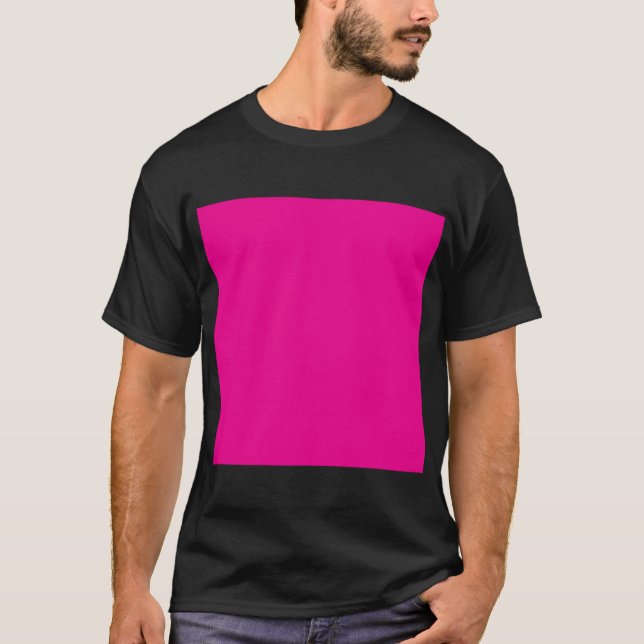 T-shirt Améliorez votre espace avec un Arrière - plan rose (Devant)