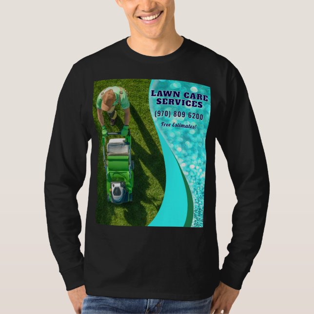 T-shirt Aménagement de la pelouse Métrage de l'herbe (Devant)