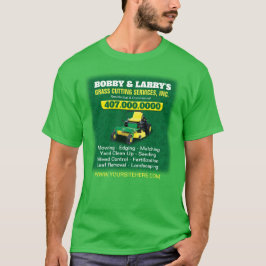 T-shirt Aménagement Modèle de coupe de l'herbe pour l'entr