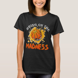 T-shirt Amène à la folie College Mars Basketball Madn