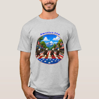 T-shirt America 250 avec quatre pygargues à tête blanche s