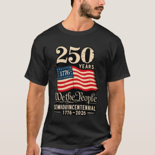 T-Shirt America 250 Jour de l'Indépendance Patriot