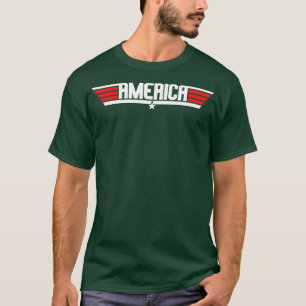 T-shirt America An Aviation Parody Design pour le 4 juille