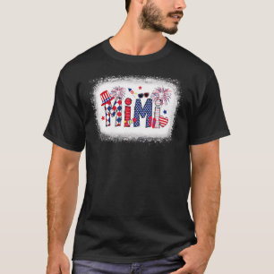 T-shirt America Mimi Flip Flops Fireworks Patriotique Mimi