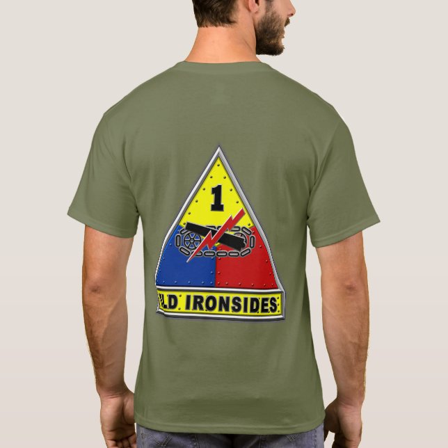 T-shirt America’s Armored Division  (Dos)
